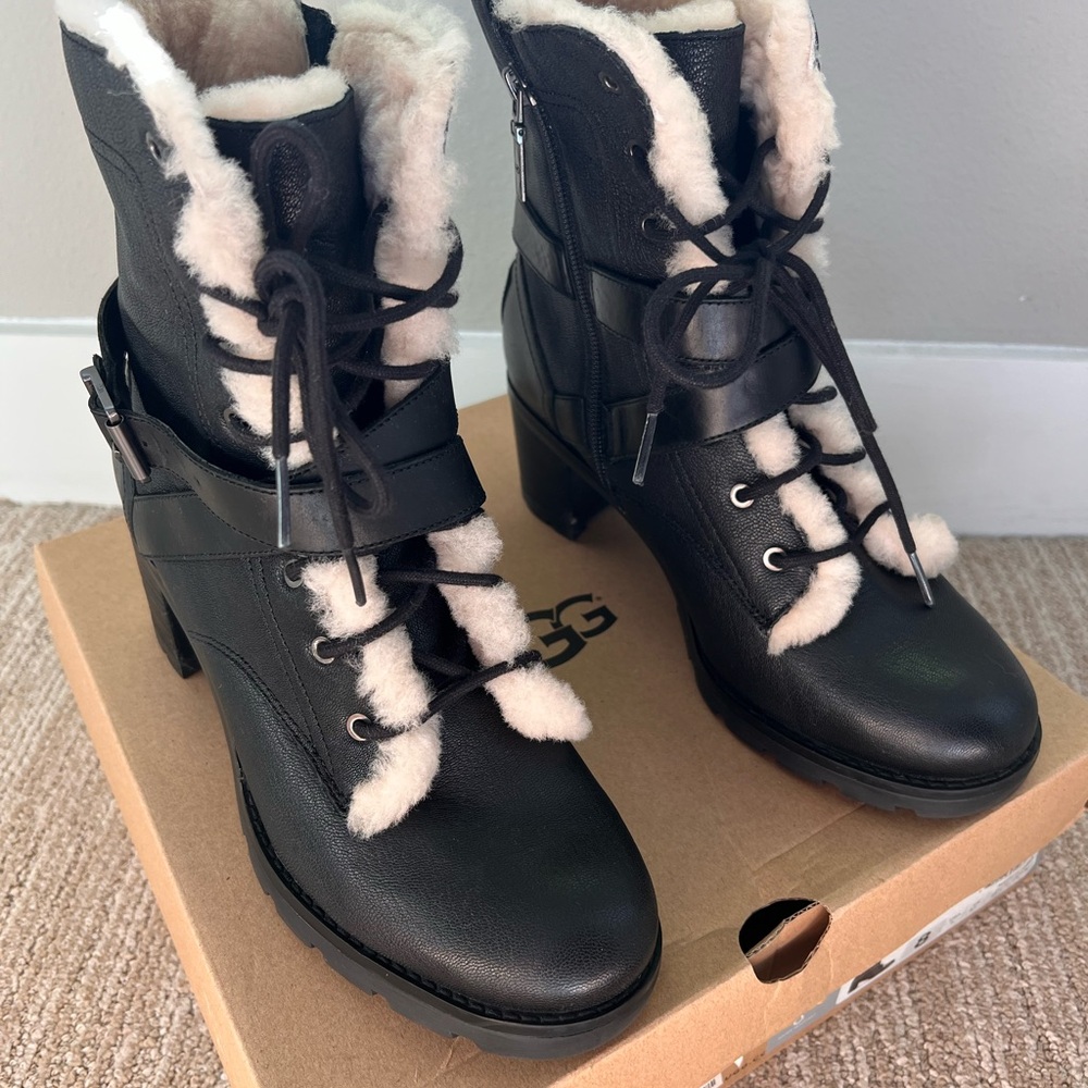 Authentic UGG leather boots size 8